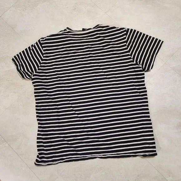 HUF X Felix The Cat Mens M Medium Striped Embroidered Streetwear‎ T Shirt RARE - Picture 9 of 9